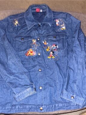 Disney Blue Denim Shirt with Red Logo Tag